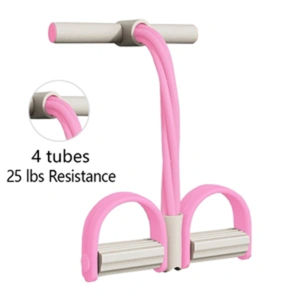 4/6 Tube Pedal Resistance Band Exercise Band Back Toning Core Strengthening Gym Accessories Barang Gym 腳蹬 拉力器