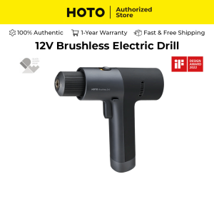 HOTO Cordless Brushless Electric Drill (12V) Rechargeable USB-C
