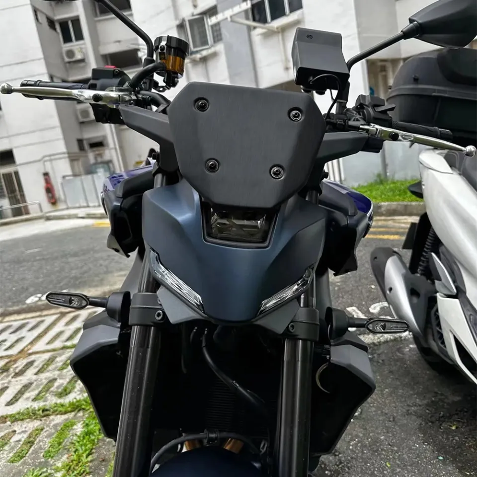 NEW 2024 Windshield Windscreen For YAMAHA MT-09 MT09 2024 Motorcycle  Accessories Wind Deflectors Aluminum alloy material