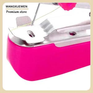 [COD] 1 Set Mini Sewing Machine Fast Stitch Labor-saving Fabric Clothes Sewing Tools Handheld Portable Mini Manual Sewing Machine