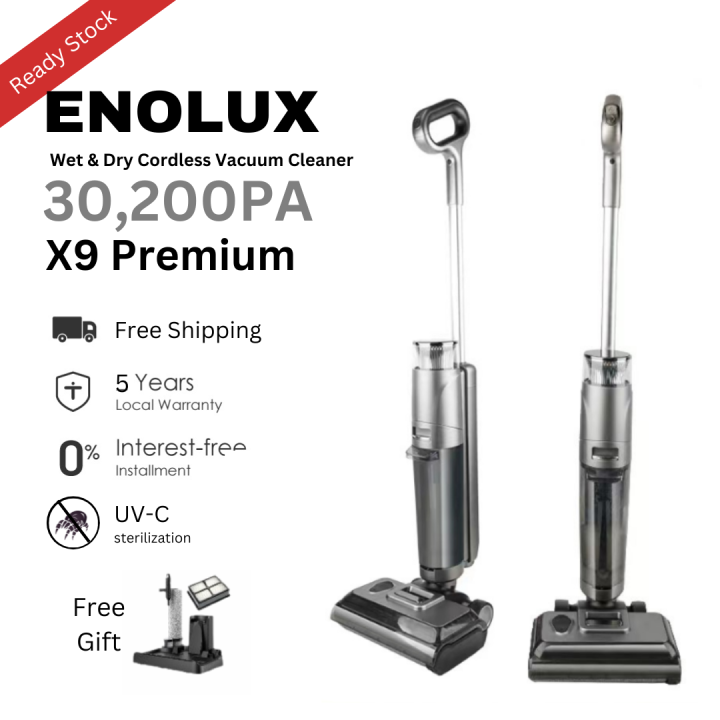 2024 New Design ENOLUX Wet & Dry X9 Premium Handstick Vacuum Cleanser ...