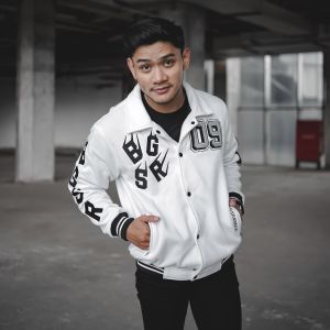 Jaket Varsity Pria Full Bordir Tebal Full Cotton Baseball Cowok Black Keren Premium BGSRMMXVI