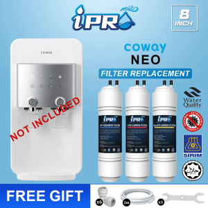 COWAY Filter Replacement for Coway Water Purifier Ombak Villaem Lucy Core Neo Plus Mach Water Filter Cartridge Replacement iPRO (Jakim Halal Certified) - Free Gift Accessories