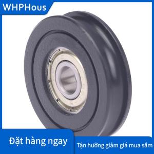 WHPHous Delrin POM 8x40x10mm U loại rãnh bóng mang bánh xe ròng rọc Con lăn 608ZZ Delrin bánh xe
