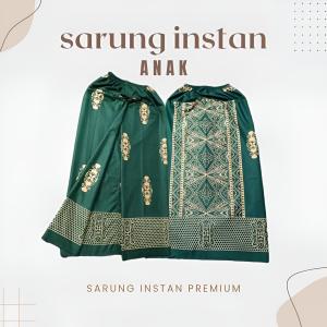 sarung instan anak usia 3-11 tahun motif sarwon sarung anak batik sarung anak anak