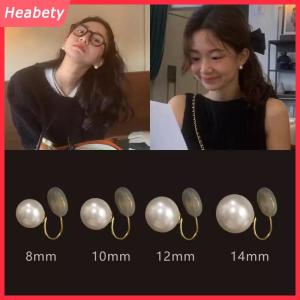 Heabety Ngọc Trai Tai Clip Thời Trang Mà Không Có Lỗ Tai Bông Tai Đơn Giản Tai Cuff Giả Đồ Trang Sức Thời Trang Bông Tai Ngọt Ngào Cho Phụ Nữ