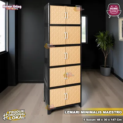 Lemari Pakaian Plastik Lemari Tabitha Maestro Lemari Minimalis Aesthetic Lemari Serbaguna Pakaian