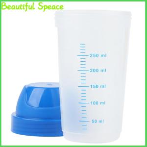 Beautiful 300ml Shaker Bottle Creative Milkshake Protein Powder Mixing Bottle Shake Cup