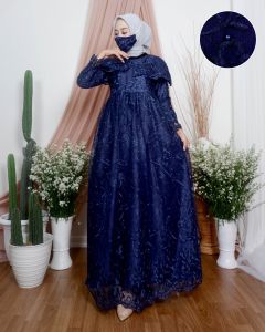 PROMO MURAH Gamis Sabrina/ gamis pesta mewah sederhana/gamis murah meriah promo/gamis brukat/gamis brukat terbaru kekinian viral/ gamis brukat kondangan mewah remaja tile