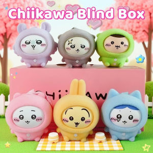 Chiikawa Blind Box Changeable Face Pajama Party Series Cute Keychain Bag Pendant Plush Doll for Kid