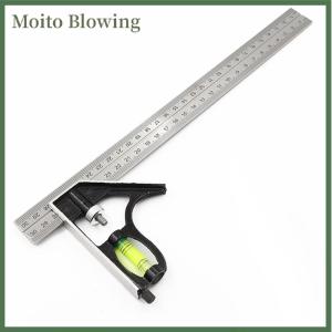 Moito 12 Combination Square Stainless Steel Spirit Level Aluminium Measuring Tools
