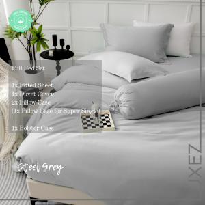 Luxez Luxury Egyptian Cotton Full Bed Set - Dusty Pink