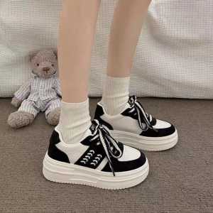 EL STORE - Sneakers LUIGGI Sepatu Fashion Wanita Putih Polos Sepatu Cewek Kasual / Casual Style Untuk OOTD Kekinian