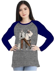 Kaos Atasan Wanita Lengan panjang / Kaos raglan Wanita 2 FASHION DTF M81 / Kaos Cewek/ Kaos Oblong/ Baju Kaos Tshirt/ Tshirt wanita/ Tshirt cewek/ Baju Wanita/ Baju Cewek/ Baju TshiKaos Atasan Wanita Lengan panjang