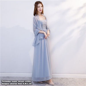 WED Gaun Bridesmaid / Gaun Pernikahan Panjang BD52-57