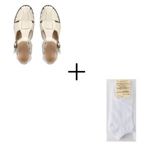 Retro hollow toe woven flat Roman sandals for women in summer