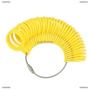 [COD] ourlove Plastic Ring Size Finder Mandrel Stick Finger Gauge Kit DIY Jewelry Making Ring