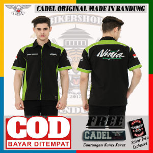 Kemeja Ninja Kemeja Kawasaki Ninja Hem Bikers Kawasaki Ninja Kemeja Lengan Pendek Pria Dan Wanita Ninja All Seris KKN