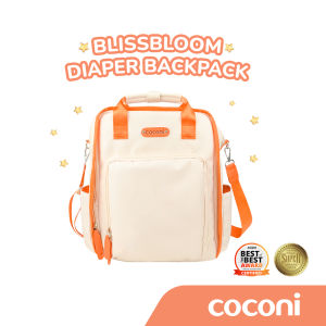 COCONI BlissBloom Diaper Bag | Perlengkapan Perawatan Bayi Waterproof Tas Popok Baby Multifungsi