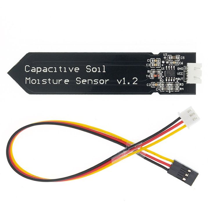 Capacitive soil moisture sensor Corrosion Resistant wide voltage wire ...