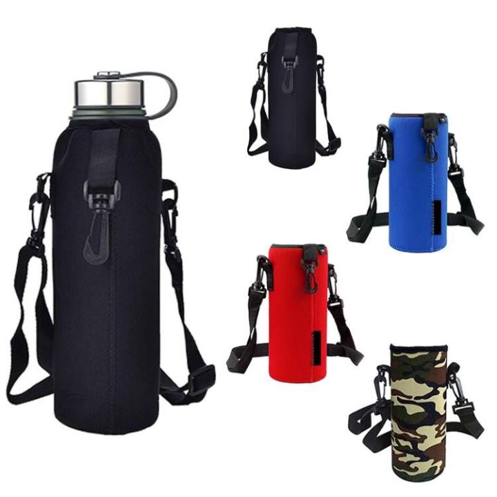 Neoprene Water Bottle Carrier Bag with Adjustable Shoulder Strap Aquaflask for hydro flask