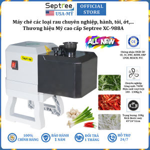 Máy chẻ các loại rau hành cần tây cần tỏi ớt rau muống chuyên nghiệp thương hiệu Mỹ cao cấp Septree XC-988A - Hàng nhập khẩu