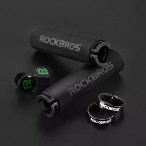 ROCKBROS Bicycle Handle Grips Sponge Shockproof Comfortable MTB Road Bike Handle Bar Grips Anti-slip Cycling Handlebar Cover