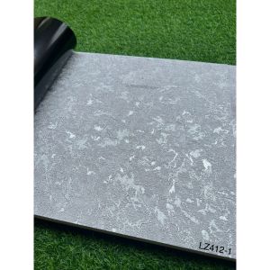 Wallpaper Dinding Daun Siluet Abstrak Glitter Mewah Putih Silver Cream Gold Nude