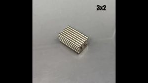 แม่เหล็กกลมขนาดเล็ก 3x2 มม. 100-5000 ชิ้น อุปกรณ์เสริม 3*2 มม. สำหรับงานฝีมือวิทยาศาสตร์ โมเดล ไวท์บอร์ด ตู้เย็น สำนักงาน