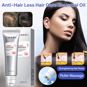 Hair Growth Essence Anti Hair Loss Strengthen Hair Roots Roller/Thinning Hair Treatment Mens Scalp Care/Adult Men Hair Care/Hair Thickening Serum