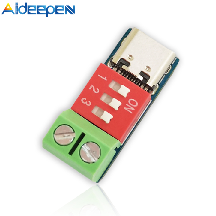 Aideepen Type-C PD QC Trigger 5V~20V DC Adjustable Voltage Power Module ...