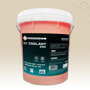 [CAO CẤP+] Nước làm mát động cơ Xe Tải Xe Bus GLY COOLANT E50 Xanh/Đỏ Can 20L