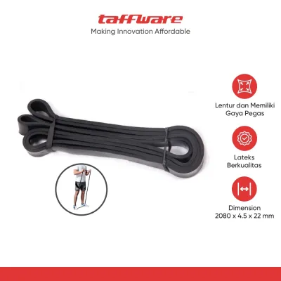 TaffSPORT Tali Lateks Pull Up Resistance Band Fitness Size L - Y66OR
