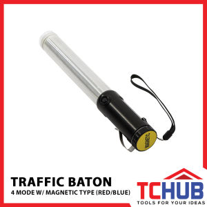 Hand Traffic Warning Signal Light Stick w/ Magnetic Base