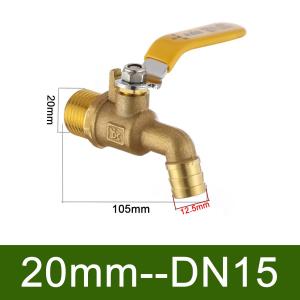 Vòi nóng hình cầu thoát nước siêu nhanh - Không kẹt hạt chống oxy hóa - 1/2 inch DN15 3/4 DN20 1 DN25