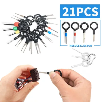 26PCS Car Terminal Removal Repair Tools Electrical Wiring Crimp Connector Pin Extractor Kit Keys Automotive Plug Pullers