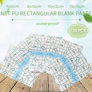 120PCS/BOX Transparent Waterproof Band Aid Breathable Invisible Hemostatic Wound Plaster Scar Bandage Tape