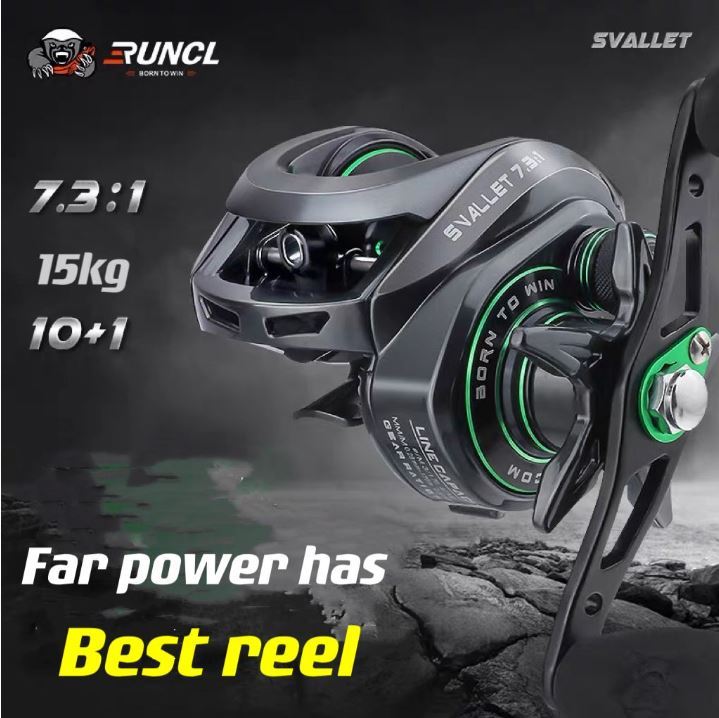 FACULX Baitcasting Fishing Reel, Digital Fishing Baitcasting Reel With