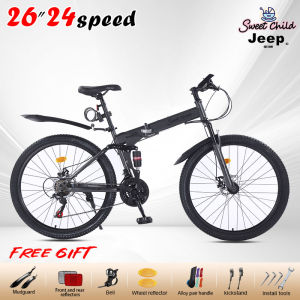 Sweet Child 26 Inch Wheel 24 Speed Gear Mountain Bike MTB Road Bike Disc Brake Bicycle Basikal Gunung Foldable style
