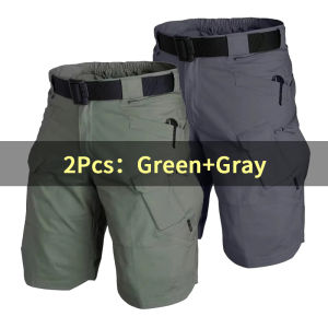 Buy 1 Take 1 Mens Outdoor Cargo Tactical Shorts 6 Pocket Cargo Shorts Summer Waterproof Urban Combat Shorts
