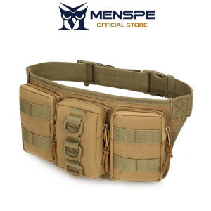 MENSPE Outdoor Waist Bag Men Chest Bag Multifunctional Hiking Bag Waterproof Shoulder Bag Large Capacity Sports Fitness Backpack Casual Bag Camping Bag Climbing Bag