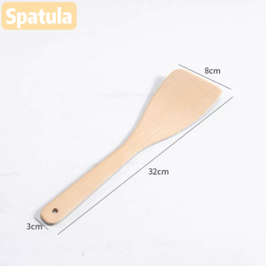 Japanese kitchen tools wood kitchen wares and utensils beech wood spoon serving spoons wok spatula and ladle for non stick pan set wok sandok heavy duty frying spatula ladle for soup spoon turner spatula slotted spoon slotted spatula rice spoon shovel