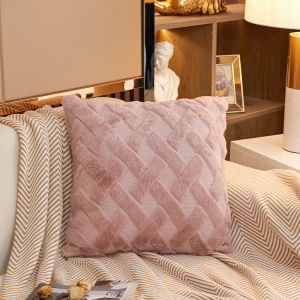 Vỏ Gối tựa Lung Sofa văn Phòng Trang Trí Vải Nhung Cắt Tỉa Tỷ Mỷ Chất Lượng Cao Phong Cách Hiện Đại Kích Thước 45*45cm