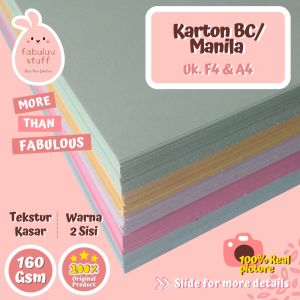 (ISI 10) Karton BC Manila 160 gsm F4 A4