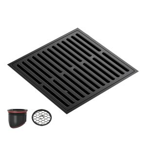 Shower Floor Drain Magnetic Square Floor Drain Strainer Stainless Steel Large Displacement Sink Water Drain Filter For Bathroom2026