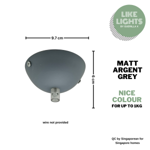 Like Lights Lamp ceiling mount covers - European lighting canopy colorful dome for pendant grey white pink green blue black matt glossy