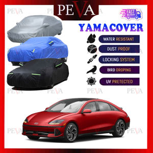 Hyundai Ioniq 6 YAMACOVER Single layer 3 Color Car Cover Full Protection Outdoor Waterproof Penutup Kereta Selimut