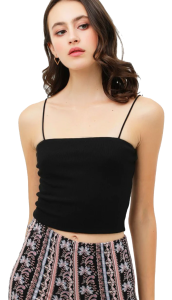 Tank Top Tanktop Wanita Korea Tali Spaghetti Crop Top All Size Jumbo Big Size Polos Jersey Premium