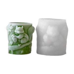Flexible Sturdy Silicone Mould for Squirrel Holders Suitable for Epoxy Resin and Creative Projects Supplies