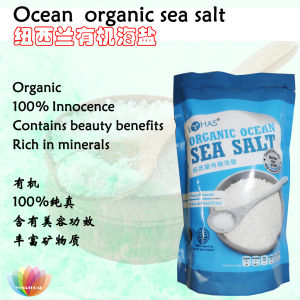 [LOHAS] Iodine Organic New Zealand Ocean Sea Salt 涵碘 纽西兰 有机 海盐 有机盐 Organic Sea Salt Seasoning 调味 盐 500g